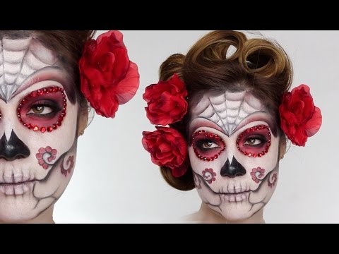 Easy Sugar Skull | Day Of The Dead MakeUp Tutorial For Halloween | Shonagh Scott | ShowMe MakeUp