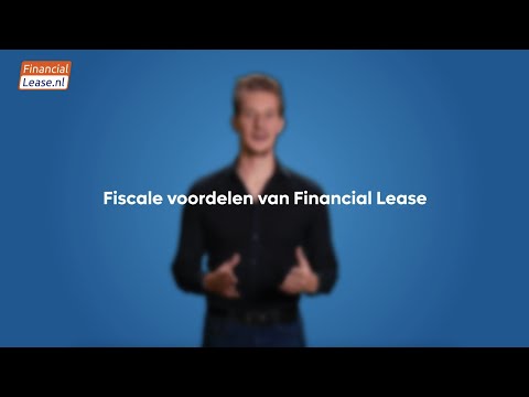 Fiscale voordelen van Financial Lease | FinancialLease.nl