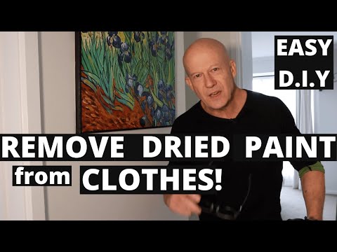 How To Remove Paint Stains From Clothes*                   FAST & EASY!