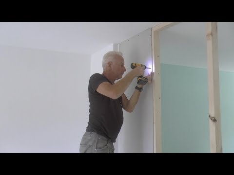 Een woning opknappen deel 2  Tussenwand met gipsplaat maken Clip