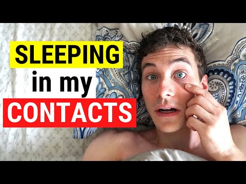 I Slept in My Contact Lenses! - Sleeping with Contact Lenses