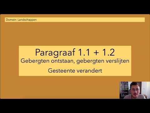 Aardrijkskundig - 2 havo/vwo - paragraaf 1.1 en 1.2 - methode BuiteNLand