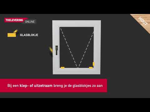 Glas in een houten raam of deur plaatsen | Toelevering Online