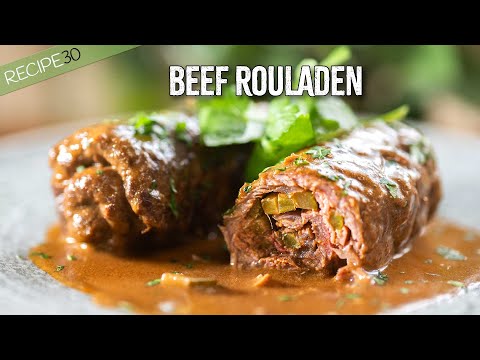 Beef Rouladen - Delicious Beef Rolls from Germany