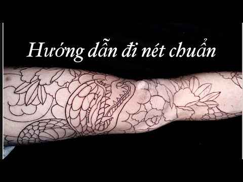 Hướng dẫn cách đi nét đẹp cho ae mới vào nghề tattoo