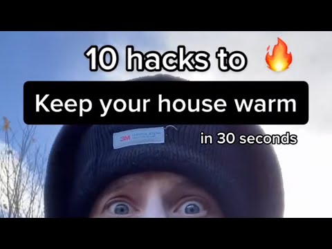 10 hacks to keep your house WARM 🔥