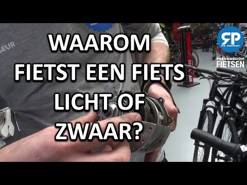 WAAROM FIETST EEN FIETS LICHT OF ZWAAR?: zo zit dat