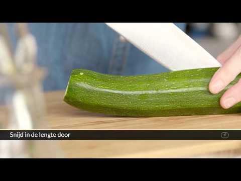 How To - Zo snijd je courgette