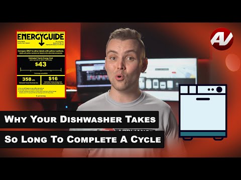 Why your new Dishwasher takes so long to go through a cycle ?