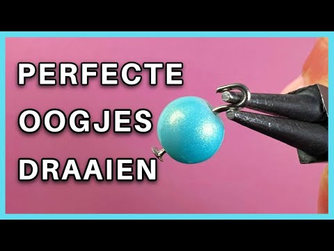 ZO draai je PERFECTE oogjes - Werkt altijd! Voor nietstiften & kettelstiften