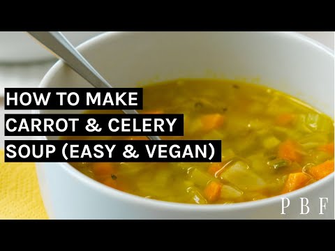 Carrot and Celery Soup (Easy)