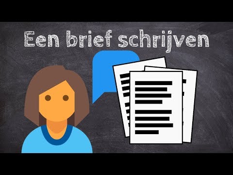 Een brief schrijven - video stappenplan #taal #onderwijs #nederlands