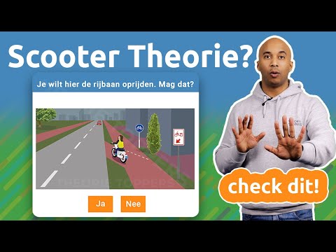 Scooter Theorie. 5 Examenvragen!