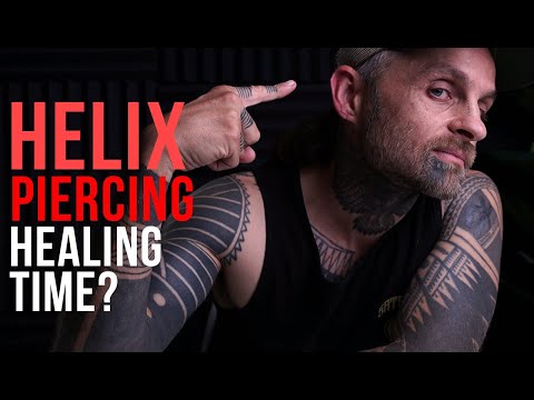 How Long For a Helix Piercing to be Healed? | UrbanBodyJewelry.com