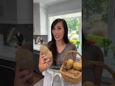 How to Store Potatoes (so they last longer)!