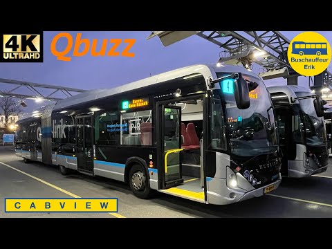 [4K] MAT rit + Lijn 4: Roden - Groningen Beijum | Qbuzz cabview | Bus driver POV | 2022