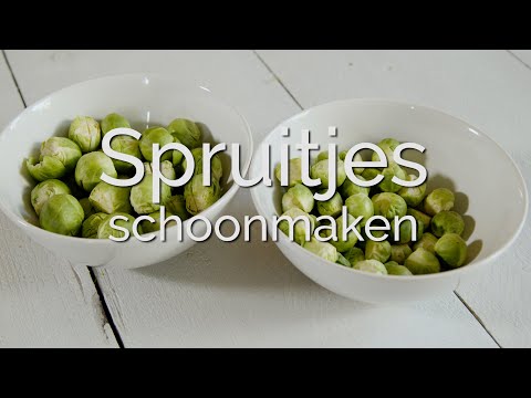 Hoe maak je spruitjes schoon?  PuurGezond