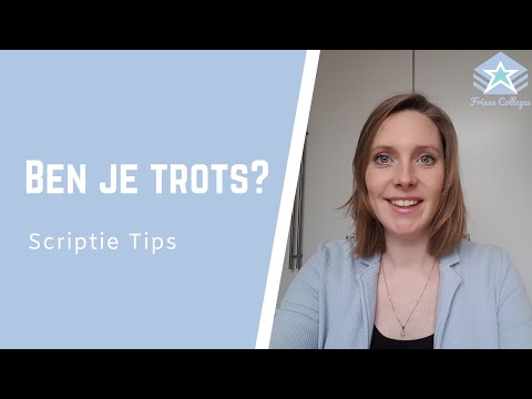 Scriptie Tips: Waar ben je trots op? [Opdracht]