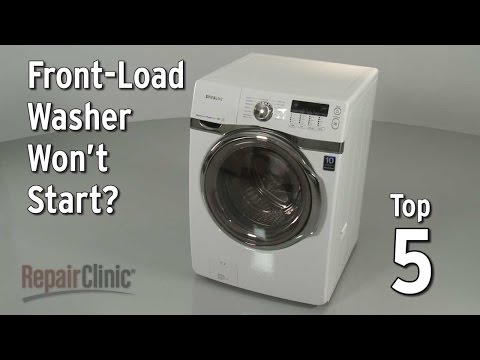 Washer Won’t Start — Washing Machine Troubleshooting