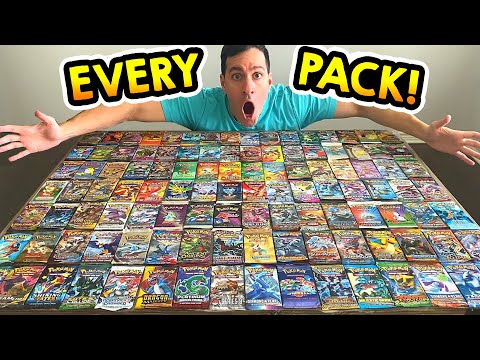 Opening EVERY Pack Of Pokemon Cards