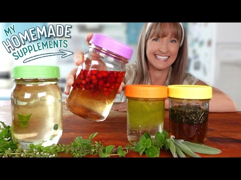 HERBAL TINCTURE - NO ALCOHOL - Make Your Own Homemade Glycerin Tincture