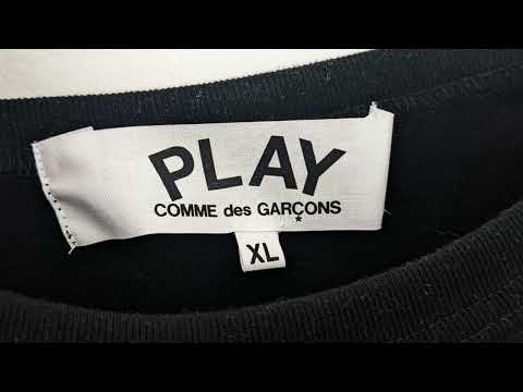 Comme des Garcons Play Tshirt - Sizing Guide