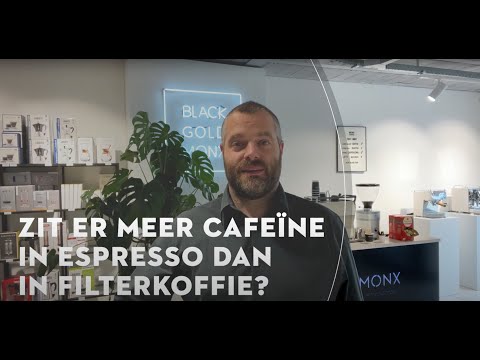 Zit er meer cafeïne in espresso dan filterkoffie?