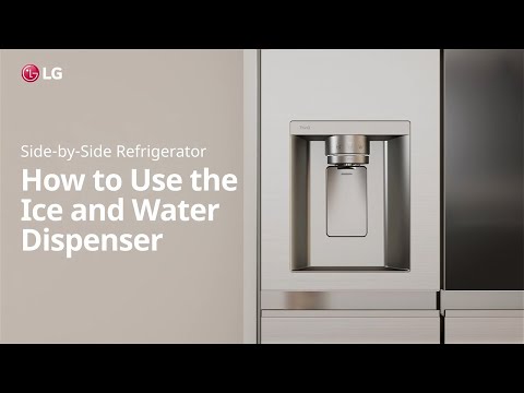 LG Refrigerator : How to Use the Ice and Water Dispenser | LG