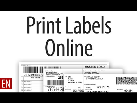 Create and Print Labels Online in Your Browser