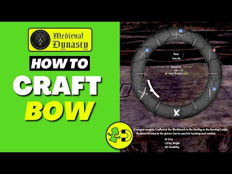 Medieval Dynasty How to Craft Bow (Xbox)