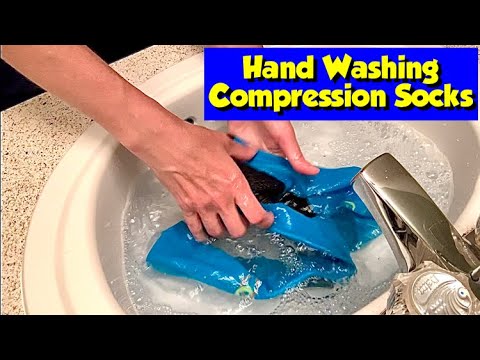 How to Hand Wash Compression Socks (The Proper Way) - Quick Demo