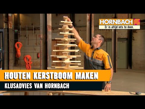 Houten kerstboom maken met HORNBACH