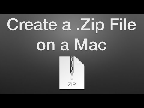 How to Create a .Zip File on a Mac