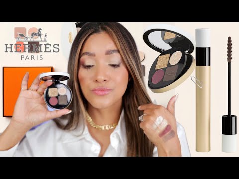 WOW HERMES EYE SHADOW QUARTETS ALL SWATCHED | Ombres d'Hermès | Trait d'Hermès, Revitalizing mascara