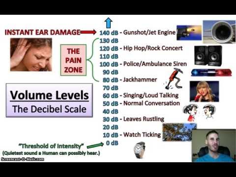 Physics Lesson - Volume Levels (The Decibel Scale)