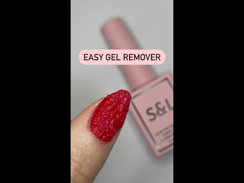 Remove your gel nail polish in 5 minutes without acetone!
